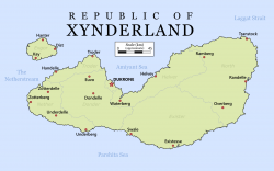 English Map of Xynderland