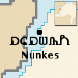 Location of Nunkes within Barradiwa.
